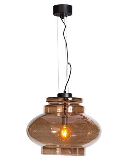 By Rydens Dolores taklampe Ø50 cm cognac By Rydens Dolores taklampe Ø50 cm cognac