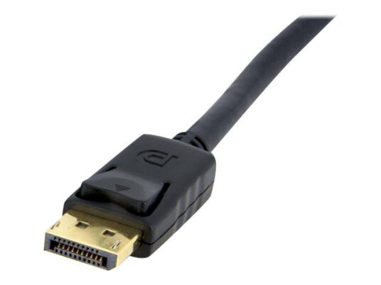 StarTech 3ft DisplayPort Panel Mount Cable - F/M - DisplayPort-kabel - DisplayPort (hann) til DisplayPort (hunn) - 91.4 cm - låst, formstøpt - svart -
