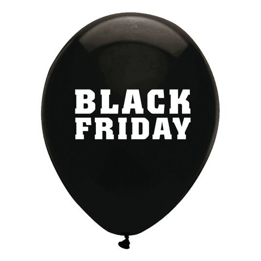 Ballongkungen AB Ballonger Black Friday - 10-pakning