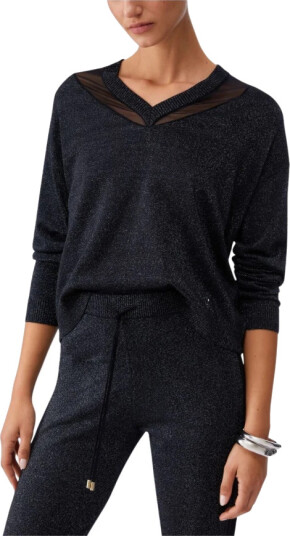 Liu Jo Dame Strikkevarer Svart XS,