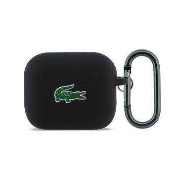 Lacoste Croc Logo flytende silikonetui AirPods Pro 3 Svart Lacoste Croc Logo flytende silikonetui AirPods Pro 3 Svart