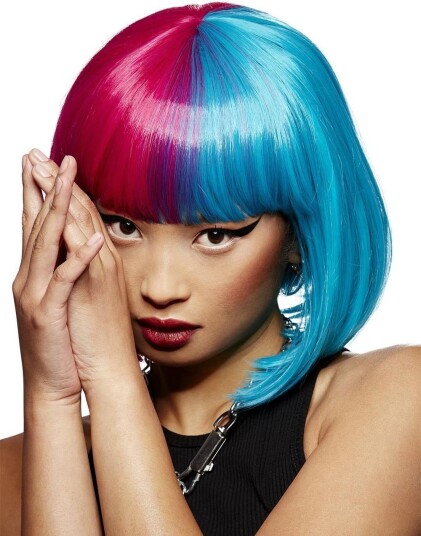 Manic Panic Glam Doll Blue Valentine Deluxe Parykk Kan Styles! Manic Panic Glam Doll Blue Valentine Deluxe Parykk Kan Styles!
