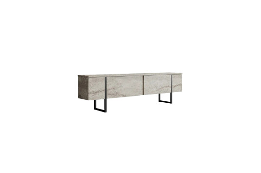 Luxe TV-benk 180 cm - Beige/Svart Luxe TV-benk 180 cm - Beige/Svart