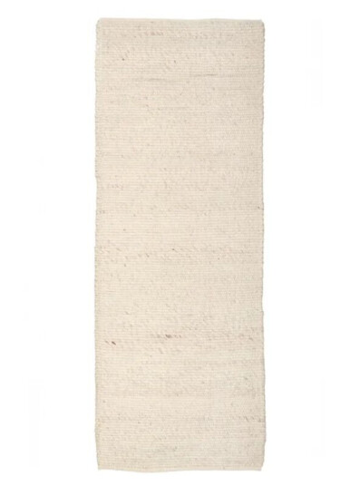 Classic Collection Merino entréteppe Hvit, 80 x 150 cm