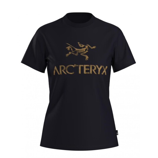 ArcTeryx Arc'Word Cotton T-Shirt SS W Dame, 021370 Black/Canvas, M