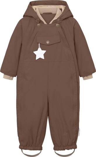 Mini A Ture Vinterdress MatWisti Fleece Chestnut Brown Mini A Ture 4 år (104) Vinterdress Brun