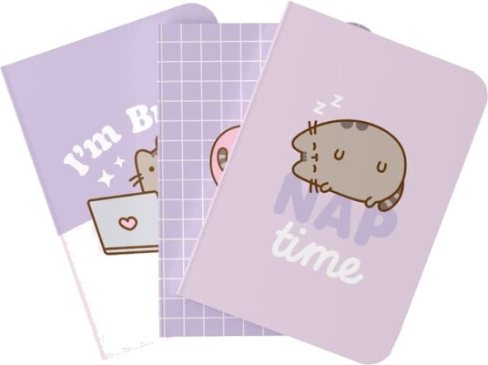 Grupo Erik Pusheen notatbok 3 pakning