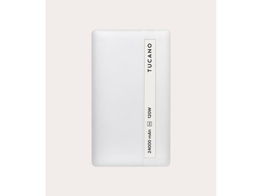 Tucano Power Bank For Laptop, 24000 Mah, Hvit