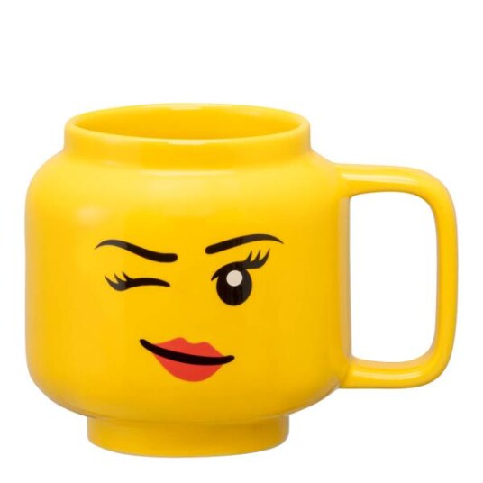 LEGO® Krus 25,5 cl blinkefjes jente gul LEGO® Krus 25,5 cl blinkefjes jente gul