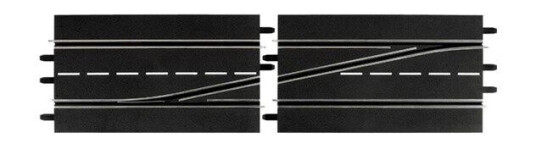 Carrera Digital 124 Lane Change Section - Left Carrera Digital 124 Lane Change Section - Left