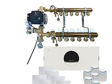 Pettinaroli ALOM7025 06 Pro System 6 Zoner Kvikshunt Trådløst Styresystem Pro Led Hvid Komplet