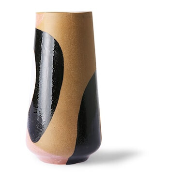 Håndmalt Flower Ceramic Vase