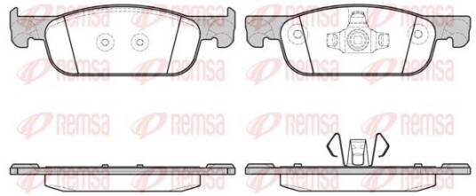 Bremseklosser REMSA 1718.00 Bremseklosser REMSA 1718.00
