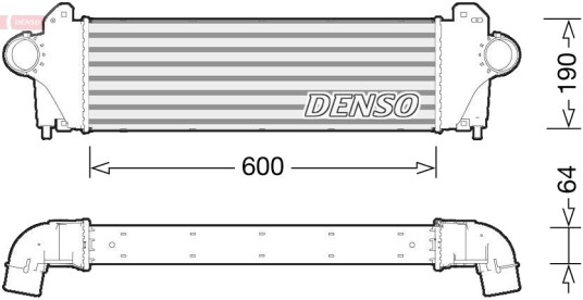 Intercooler DENSO DIT12005