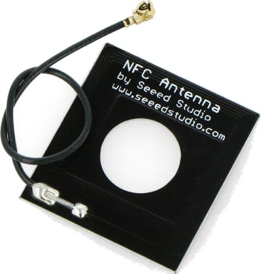 NFC-antenne 13,56 MHz med U.FL-kontakt, 120 mm kabel NFC-antenne 13,56 MHz med U.FL-kontakt, 120 mm kabel