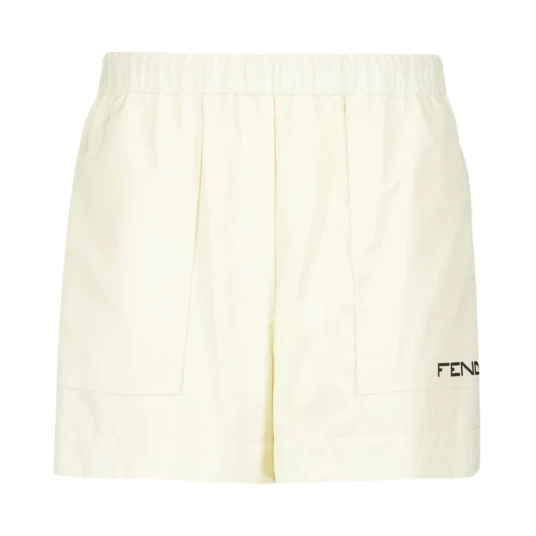 Fendi Dame Shorts Beige L,
