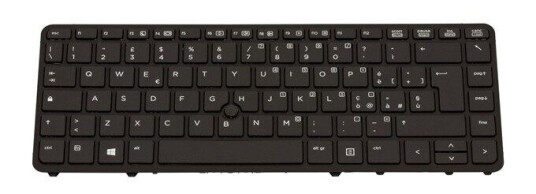HP I Keyboard w/PT Stick-ITL - Tastatur - Italiensk - Svart