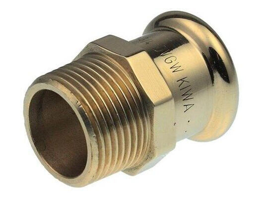 Vsh Fabrieken Xpress copper straight connector fm 28xr3/4