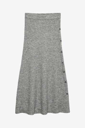 Vero Moda Maxi skjørt vmSally NW Ankle Grå Vero Moda Maxi skjørt vmSally NW Ankle Grå