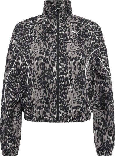 PUMA Puma Sport Animal Relaxed Aop Full Zip Woven Jacket Grey XL PUMA Puma Sport Animal Relaxed Aop Full Zip Woven Jacket Grey XL