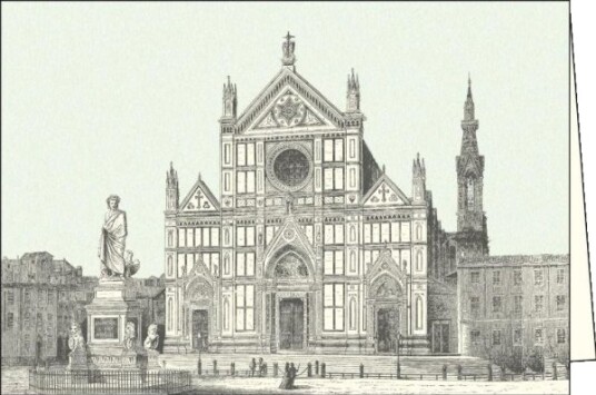 Rossi Kort Med Konvolutt Itw 009 Firenze Basilica S. Croce Rossi Kort Med Konvolutt Itw 009 Firenze Basilica S. Croce