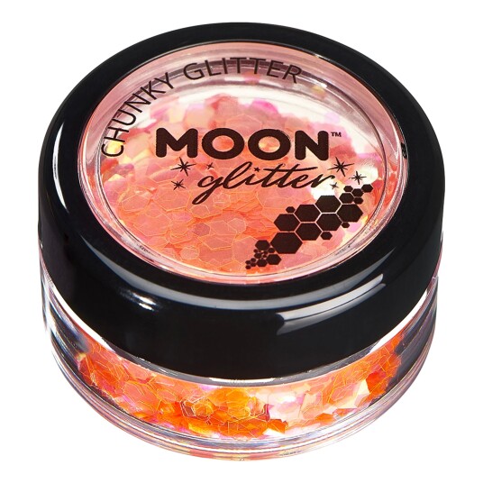 Buttericks Leco AB Moon Creations Iridescent Chunky Glitter - Oransje