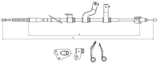 Bremsewire METZGER 17.2579