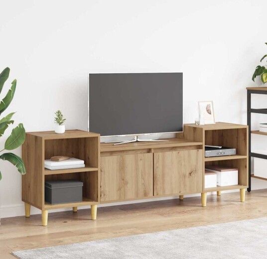 TV skap Artisan Eik 160 x 35 x 55 cm Konstruert tre TV skap Artisan Eik 160 x 35 x 55 cm Konstruert tre
