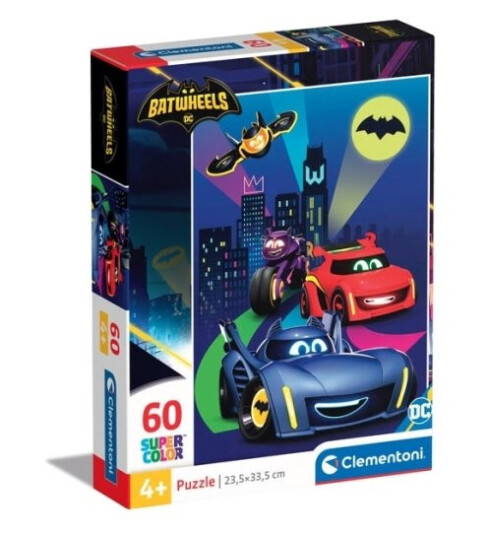 Clementoni Supercolor Batwheels 60 Stk Tegneserier 4 År