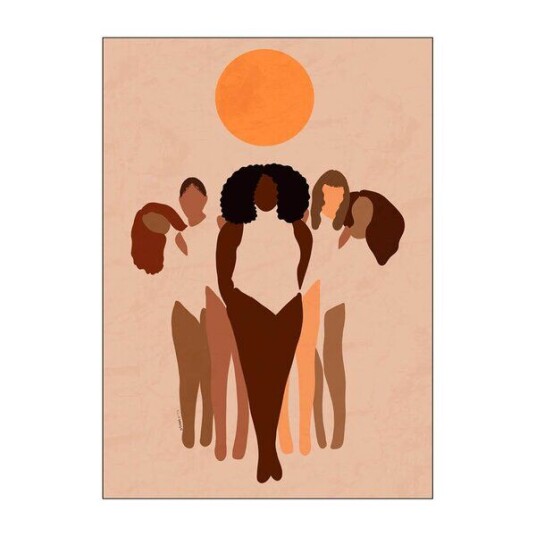 Poster & Frame Carelle N'guessan poster 30x40 cm w.o.m.e.n