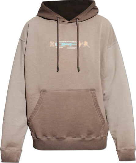 Off White Herre Gensere & Hettegensere Brun M, Off White Herre Gensere & Hettegensere Brun M,
