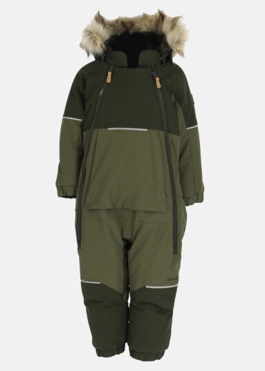 Swedemount Hafjell Baby Overall Dk Olive/Olive 68 Vinteroverall