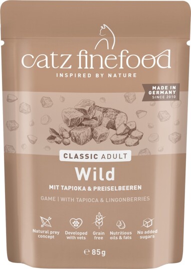 Catz Finefood Våtfôr Sparepakke Vilt 16 X 85 G