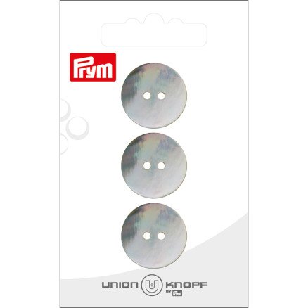 Prym knapp hvit 20 mm 3 stk