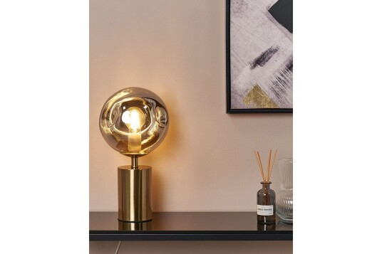 Manoel Bordlampe 45 cm E27 Messing/Metallisk