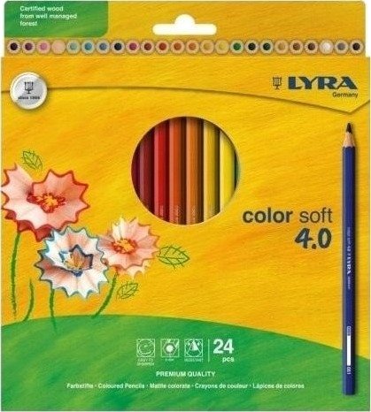 Color Soft 4.0 Hengbar Blyant 24 Farger