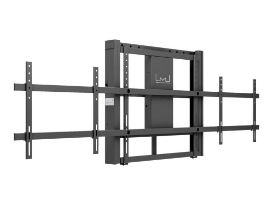 Multibrackets M Motorized Wallmount Dual Screen SD - brakett - motorisert - for 2 LCD-skjermer - svart