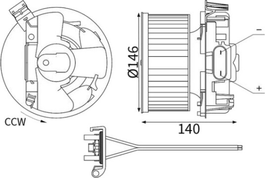 Kupévifte MAHLE AB 445 000S