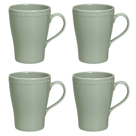 Scandi Living Dots krus 35 cl 4 stk. grønt