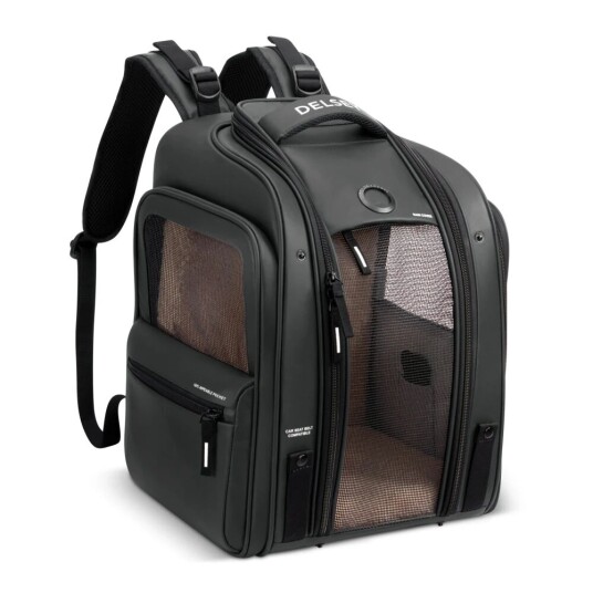 Delsey Raspail Pet Carrier Ryggsekk Black Svart