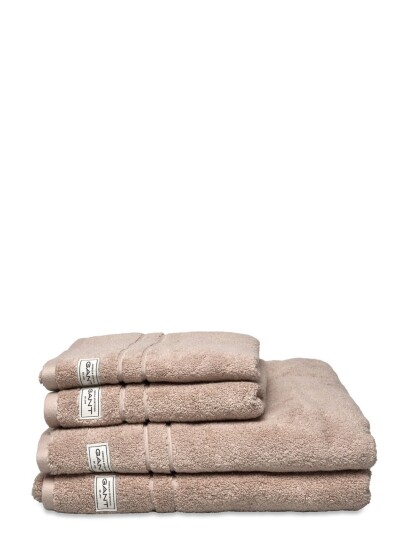 Gant Premium 4-Pack 50X70 70X140 Beige SILVER SAND ONE SIZE