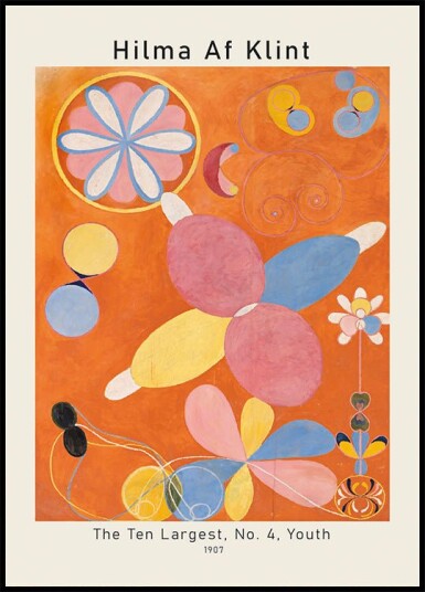 Hilma Af Klint   The Ten Largest No. 4 Youth Plakat Plakat / 100x150cm