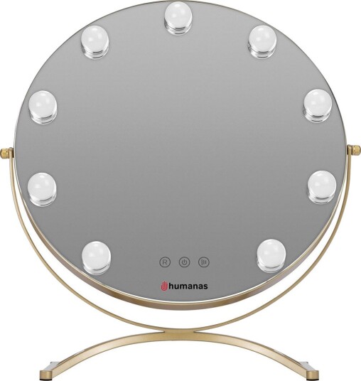 Humanas HS-HM03 LED speil med lys (40 cm) Humanas HS-HM03 LED speil med lys (40 cm)