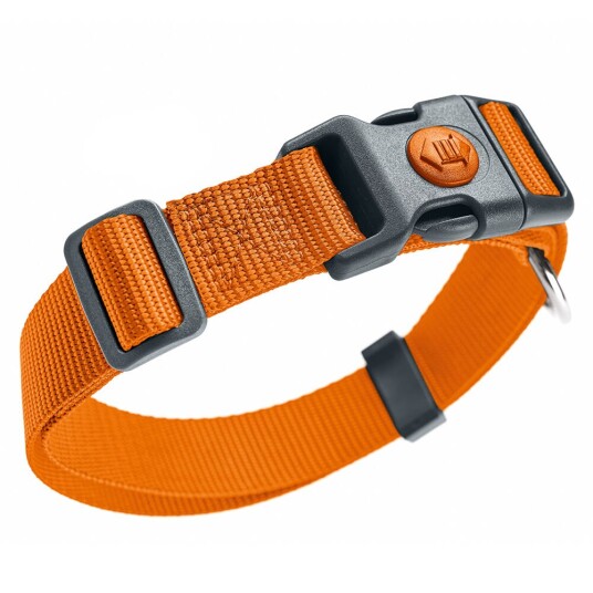 Hunter Halsbånd London Orange Vario Plus Str L: 34-56 cm Halsomfang B 20 Mm