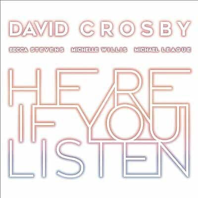 MediaTronixs David Crosby : Here If You Listen CD (2018) Pre-Owned