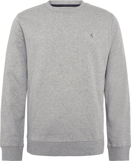 Original Penguin Org Flc Crewneck Sti RAIN HEATHER L Original Penguin Org Flc Crewneck Sti RAIN HEATHER L