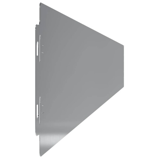 vidaXL Plenkanter 10 stk 10x103 cm galvanisert stål