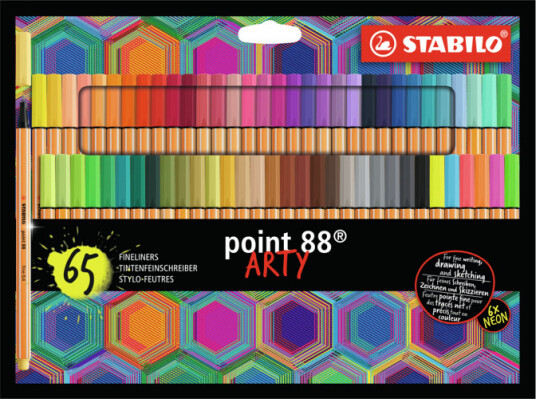 Stabilo Point 88 Fineliner Arty 65-pakning