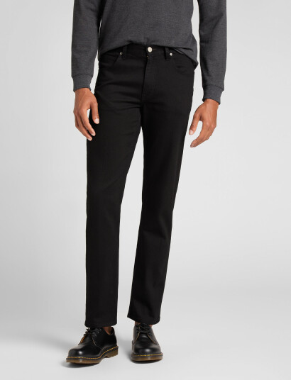 Lee Jeans Brooklyn Straight - Black - 48 x 32