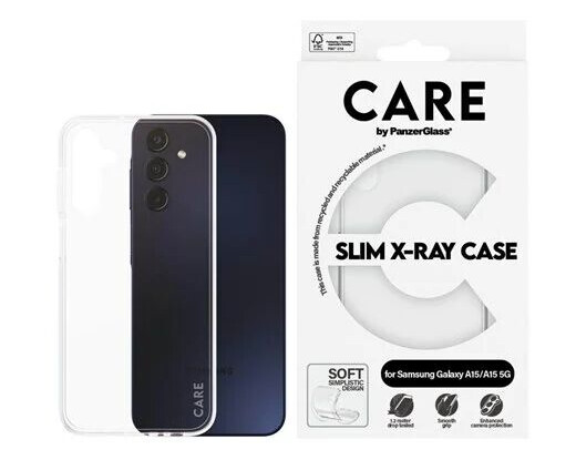 CARE by PanzerGlass Fashionable Case Transparent X Ray Soft Basic Samsung Galaxy A15 5G